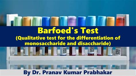 prueba de barfoed|Barfoed’s Test.